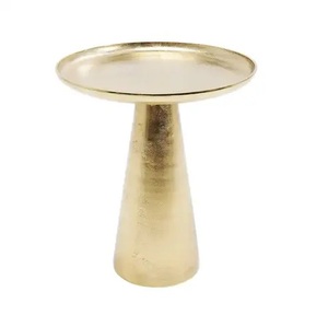 Premium Modern <b>Round</b> Brass Finish Center <b>Table</b> Contemporary Design Handmade Metal Living Room Furniture - Product Image 1