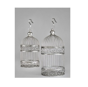 Cage à oiseaux compacte en métal, idéale pour les petits appartements, les maisons, les bureaux et les espaces intérieurs restreints - Product Image 5