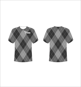 T-shirt à manches courtes à carreaux pour hommes, col rond, coupe classique, décontracté, respirant, en polyester tissé, vente en gros, OEM personnalisé - Product Image 1