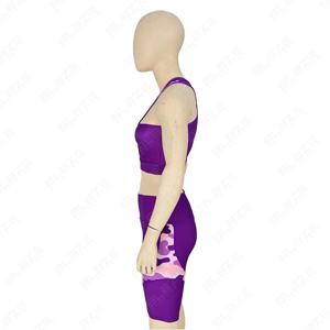 Blaze Fight Wear Nouveau Style Vêtements de sport pour femmes Ensemble de yoga léger-Compression Taille uniforme Taille élastique Leggings de yoga - Product Image 3
