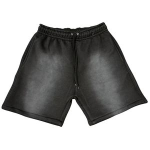 Pantalones Cortos de Felpa Francesa Personalizados para Hombre, Cintura Elástica, Transpirables, de Secado Rápido, Estampados con Efecto Desgastado por el Sol - Product Image 5