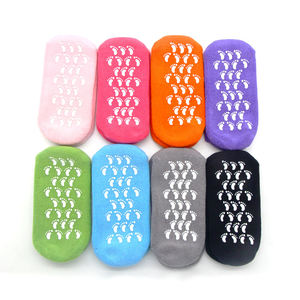 En gros : Masque pour les pieds en silicone aux huiles essentielles, Soin hydratant pour les pieds, Couvre-pieds, Chaussettes plates en gel, Chaussettes en gel - Product Image 1