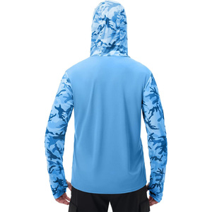 Camisetas de Pesca de Alto Rendimiento Personalizables, Transpirables, Tallas Grandes, Secado Rápido, UPF 50+, Manga Larga, Ropa Deportiva para Pesca Costera - Product Image 2