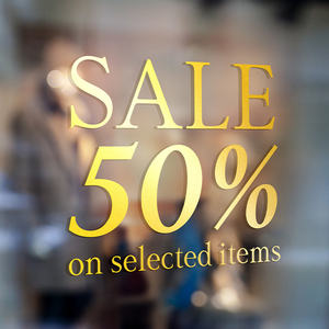 Pegatinas de Vinilo Dorado Personalizadas, Resistentes a los Rayos UV, al Agua y a Desgarros, para Ventanas Navideñas, Letreros de Tiendas, Publicidad en Vehículos - Product Image 6