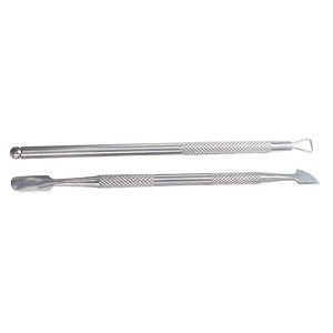 Pousse-cuticules double embout en acier inoxydable de haute qualité, réutilisable - Product Image 3