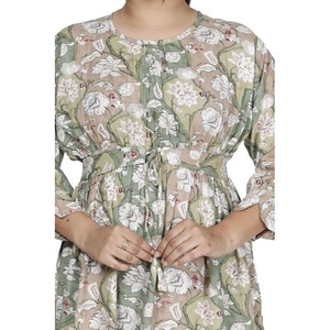 Nuevo Diseño Vintage, Estampado Tropical Dulce, Antiarrugas, Conjunto de Pantalones de Dos Piezas para Mujer de Alta Calidad, Holgado, Formal, para Uso Diario, Venta al Por Mayor - Product Image 5