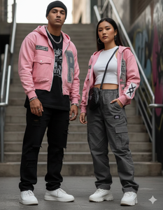 Hoodies pour hommes de qualité supérieure, style streetwear, avec broderie et patchs effet vieilli, couleurs unies, fermeture éclair – Fabricant - Product Image 6