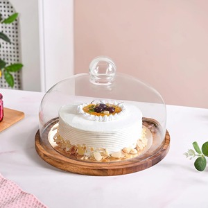 Modern Wooden Dessert <b>Stand</b> Sleek Design With Stable Base Ideal For Contemporary Table Styling And Stylish Dessert Serving - Product Image 5