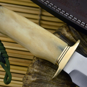 มีดล่าสัตว์แบบ Heavy Duty สำหรับการเอาชีวิตรอด ใบมีดแบบ Fixed Blade พร้อมปลอกมีด สำหรับตั้งแคมป์ เดินป่า และกิจกรรมกลางแจ้ง อุปกรณ์ผจญภัยคุณภาพจากผู้ผลิต - Product Image 3