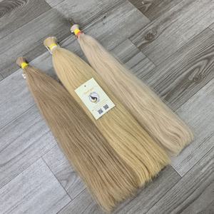 Vente chaude Premium Naturel Droite Vierge Blond Clair Vietnamien Cheveux Lâche Vague Profonde En Vrac Usine De Cheveux Humains Trame Unique - Product Image 6