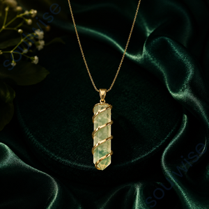 Pendentif crayon en lapis-lazuli, forme hexagonale, collier unisexe, religieux hindou - Product Image 4