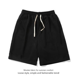 Shorts en toile pour hommes grande taille, style urbain, taille élastique, respirants, écologiques, séchage rapide, anti-plis, avec poches - Product Image 3