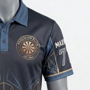 Camiseta Polo Dart OEM ODM, Diseño Personalizado, Alta Calidad, Precio de Fábrica, Ropa Deportiva Transpirable, Ligera y Cómoda - Product Image 3