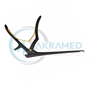 Rongeur Kerrison Negro de Alta Calidad, 45 Grados, 5 mm x 22 cm, Instrumentos Ortopédicos con Certificación CE - Product Image 2