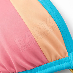 Traje de Baño Bikini para Mujer, Talla Grande, Precio Económico, Transpirable, Triangular, de Neopreno, Sexy - Product Image 6