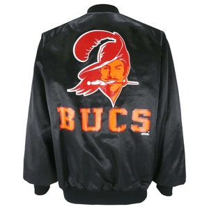 Veste de sport en satin noir pour homme des San Francisco 49ers avec bordure rouge et blanche et logo brodé sur le devant, style sportif - Product Image 3