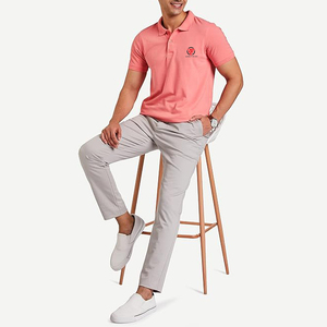 Camiseta Polo Blanca Lisa de Alta Calidad al por Mayor, 220 g/m², con Logotipo Personalizado, Corte Ajustado para Hombre, Ropa Deportiva - Product Image 3