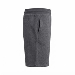 Pantalones Cortos Bermuda de Algodón de Color Liso para Hombre, con Cintura Elástica y Bolsillos, Estilo Casual Tejido Transpirable de Tiro Medio - Product Image 6