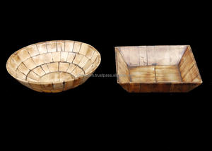 Bol en corne naturel fait à la main, écologique, avec finition brillante, artisanat élégant pour les restaurants et les maisons - Product Image 4