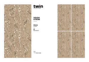 กระเบื้องพอร์ซเลนคุณภาพสูง ดีไซน์หรูหรา ขนาด 60x120 ซม. (600x1200 มม.) 24x48 นิ้ว ผิวเงา ขนาดใหญ่ เหมาะสำหรับตกแต่งภายในบ้าน - Product Image 3