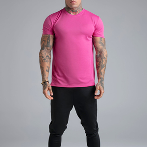 Camiseta de Verano Informal para Hombre, Diseño Único, Manga Corta, Color Sólido, Tela de Poliéster/Algodón, Secado Rápido - Product Image 6
