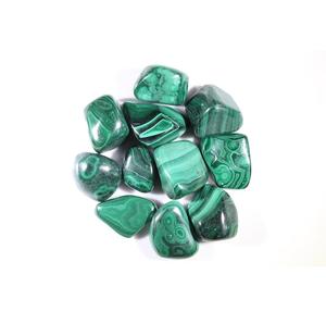 Piedras de malaquita natural pulidas y lisas, malaquita verde con bandas, cristal curativo para Reiki, meditación, energía, decoración, venta al por mayor - Product Image 1