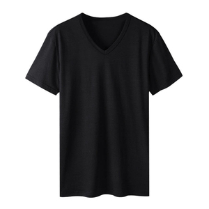 Nouveau T-shirt tricoté fin à manches courtes pour homme, col rond, couleur unie, anti-boulochage, idéal pour le sport et la gym, design décontracté estival - Product Image 3