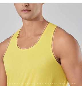 Custom High Quality Men Gym <b>Stringer</b> Tank Top Fitness Workout Sleeveless Bodybuilding Athletic <b>Vest</b> - Product Image 2