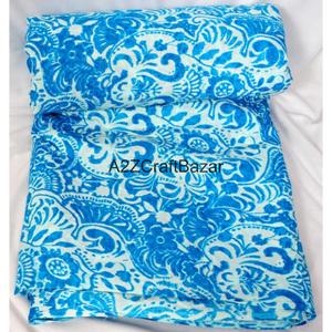 Vêtements pour filles en tissu 100% coton pur, faits à la main, imprimés au bloc, écologiques, séchage rapide, respirants, tissés, légers, vente en gros - Product Image 2