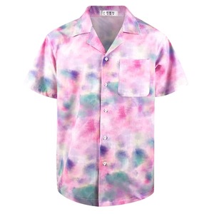 Custom Beach Hawaiian <b>Shirt</b> with All Over Sublimation Print Tropical Floral Design Short Sleeve Summer <b>Shirt</b> OEM Wholesale - Product Image 4