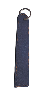 Rectangular <b>Leather</b> <b>Keychain</b> with Zinc Alloy Ring Durable Design for Promotional Gift Accessory - Product Image 3