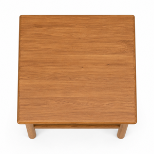 Table à manger moderne en teck massif, écologique, durable, imperméable, design scandinave minimaliste, carrée, meubles de maison, salon - Product Image 2