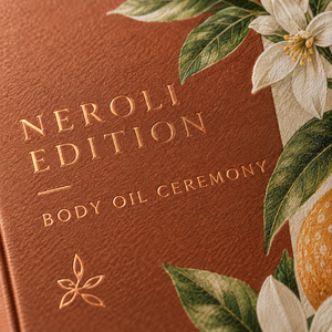 Caja de Embalaje Magnética Estilo Libro para Aceite Corporal NEROLI Personalizado - Product Image 3