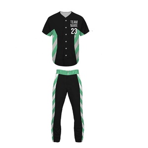 Uniformes de baseball personnalisables en Spandex/Coton, légers, de bonne qualité, très vendus, taille adulte, tendance, antibactériens - Product Image 2