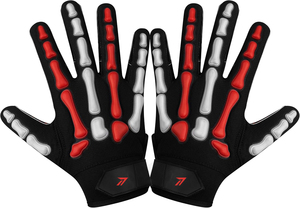 Running Back American Football Gloves Youth Adult Flexible <b>Sticky</b> Grip Secure Ball Control Breathable Back OEM Private <b>Label</b> - Product Image 2