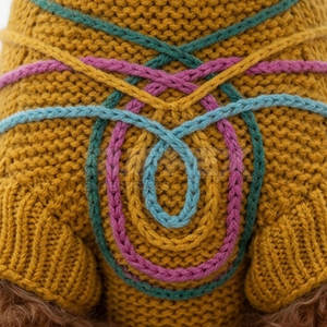 Luxury Wool Cable Knit <b>Dog</b> Cat Pullover Modern Soft Elastic Neckline Eco-Friendly High Quality Winter Pet Clothing 2026 - Product Image 4