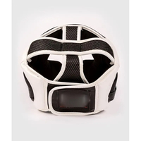 Protège-tête de boxe en cuir respirant rouge résistant aux chocs pour adultes avec fermeture auto-agrippante et 16-20 aérations, protection faciale