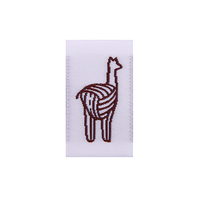 Étiquettes tissées personnalisées durables pour vêtements et chaussures, étiquettes de col personnalisées pour vêtements, étiquettes en tissu haute densité lavables