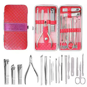 Juego de Manicura y Pedicura Profesional de 15 Piezas de Acero Inoxidable, Kit de Herramientas para el Cuidado de las Uñas con Cortaúñas 4 en 1 y Estuche con Cierre - Product Image 3