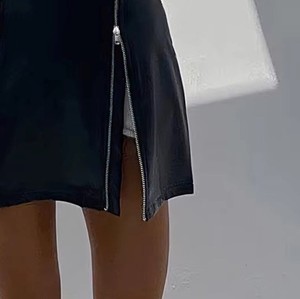 Jupe crayon en cuir sur mesure pour femme, élégante, pour le bureau ou les occasions décontractées, qualité supérieure, fabrication OEM ODM, service d'échantillons - Product Image 5