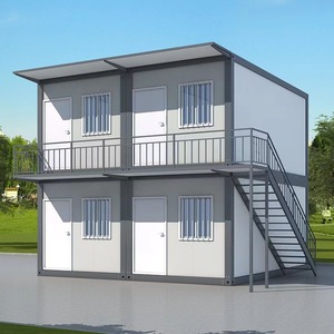 Appartement modulaire en conteneur préfabriqué <span class=keywords><strong>à</strong></span> deux étages, dortoir écologique imperméable pour le secteur minier et pétrolier - Product Image 3