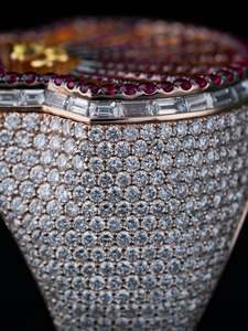 Anillo de Moda con Diseño de Pluma, Joyería de Plata 925 con Circonitas, Anillo con Forma de Abanico de Plumas - Product Image 3