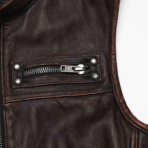 Veste en cuir de moto décontractée pour homme, toutes tailles, couleurs disponibles, veste de moto professionnelle en cuir véritable, veste d'hiver pour motard - Product Image 5