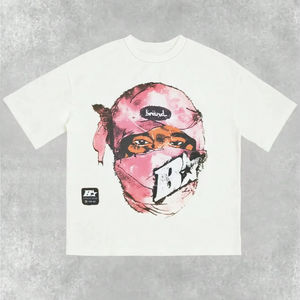 เสื้อยืดผู้ชายทรงบ็อกซี่ พิมพ์ลายตามสั่ง ขายส่ง เนื้อผ้าหนา เสื้อยืดโอเวอร์ไซส์ ผ้าฝ้าย เสื้อยืดผู้ชายเนื้อหนา - Product Image 1