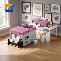 Offre Spéciale – Imprimante DTF A3 Rose XP600 pour Impression Directe sur Film PET – Machine d'Impression de T-shirts pour Vêtements et Sacs
