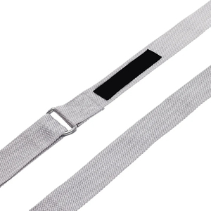 Sangle de yoga couleur grise, service OEM, qualité supérieure, produit populaire, pour hommes et femmes, pour la gym, les exercices de fitness, prix de gros - Product Image 4