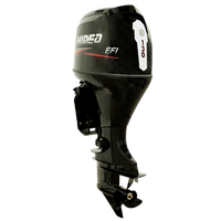 Nouveau moteur hors-bord à essence HIDEA 130HP à haut rendement, 4 temps, démarrage électrique, commande à la manette, télécommande pour bateau de pêche