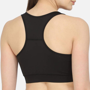 Sujetador deportivo con estampado de camuflaje para mujer, espalda cruzada, cuello redondo, soporte medio, ropa deportiva de yoga, transpirable, de elastano y poliéster, conjunto sin costuras - Product Image 2