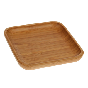 Assiette en bois massif nordique, forme ronde, épaisse, pour servir les aliments, décoration de table à domicile, à prix avantageux. - Product Image 1