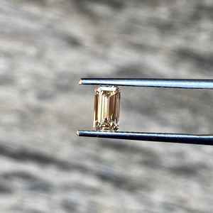 CONCEPTION Collection de pierres précieuses en vrac, diamant synthétique de couleur D, taille émeraude, pierre blanche VVS, certifié IGI, bijoux - Product Image 6